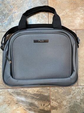Gray Laptop Briefcase for Men